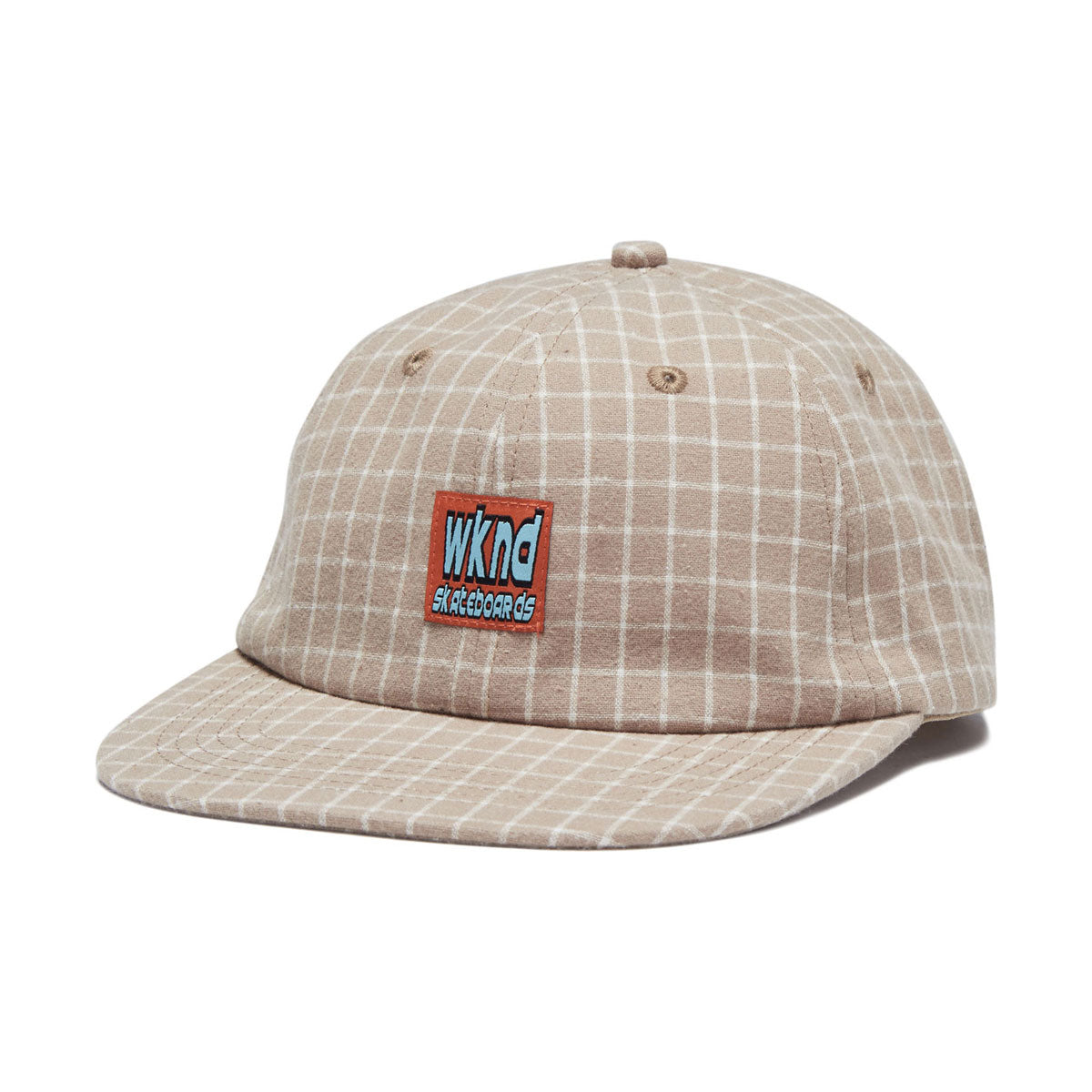 WKND RR Hat - Beige Check image 1