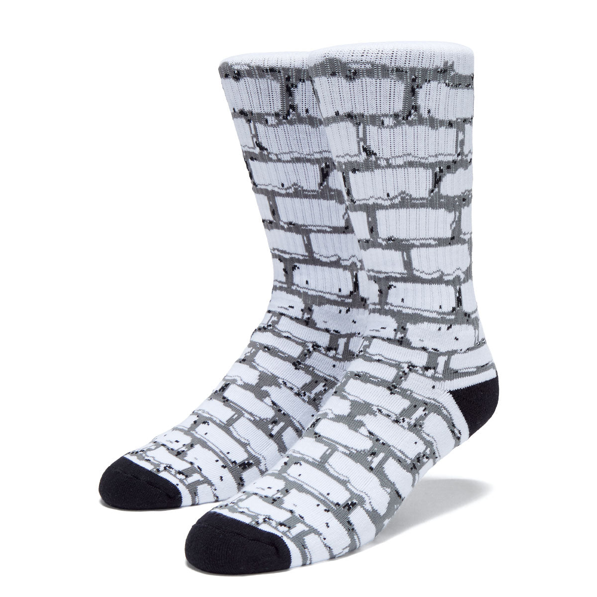 WKND Brick Socks - White/Charcoal/Black image 1