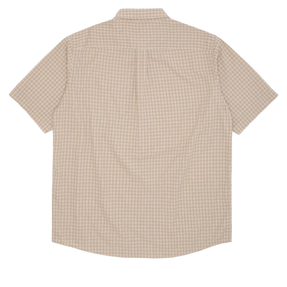 GX1000 Short Sleeve Button Down Shirt - Tan Plaid image 2
