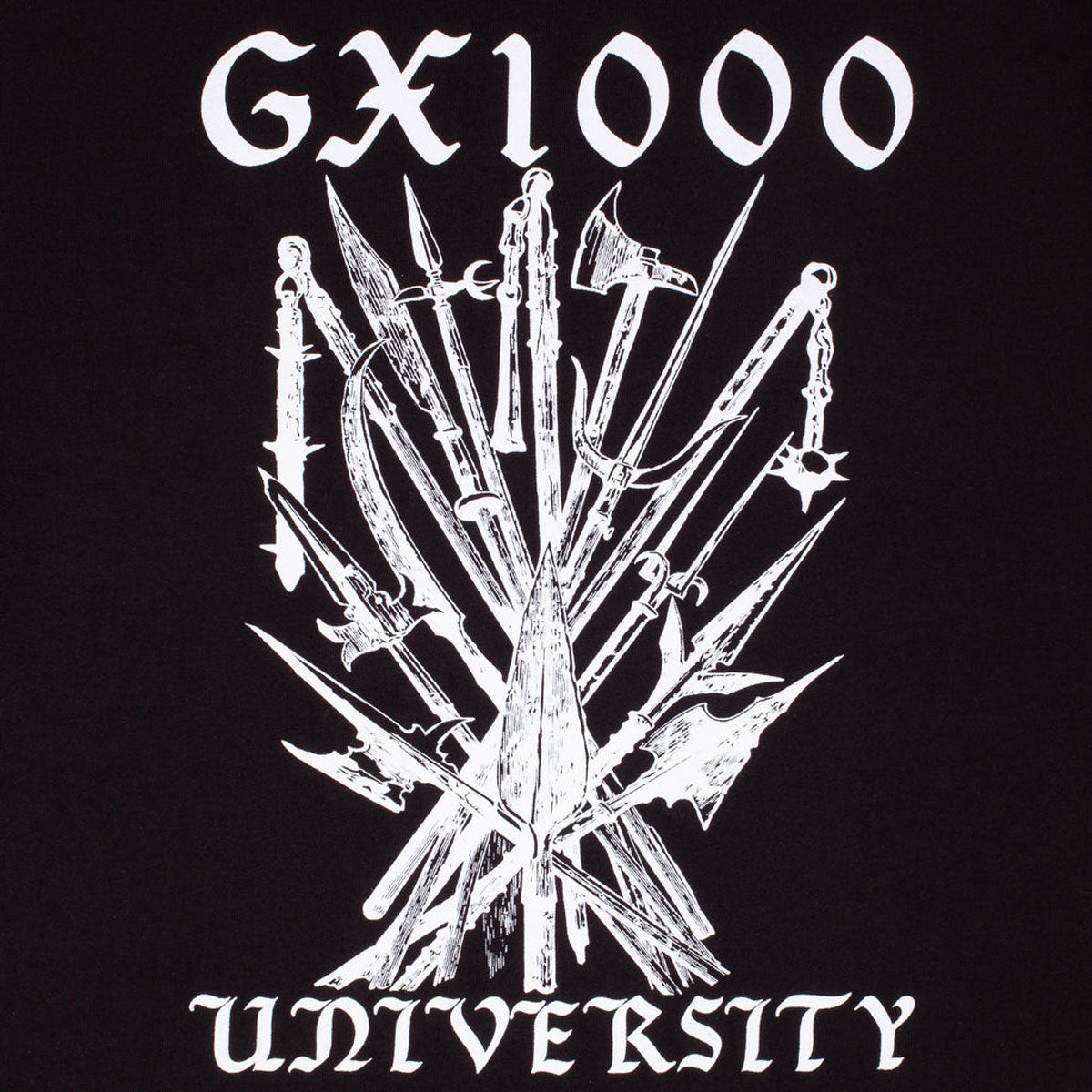 GX1000 University T-Shirt - Black image 2