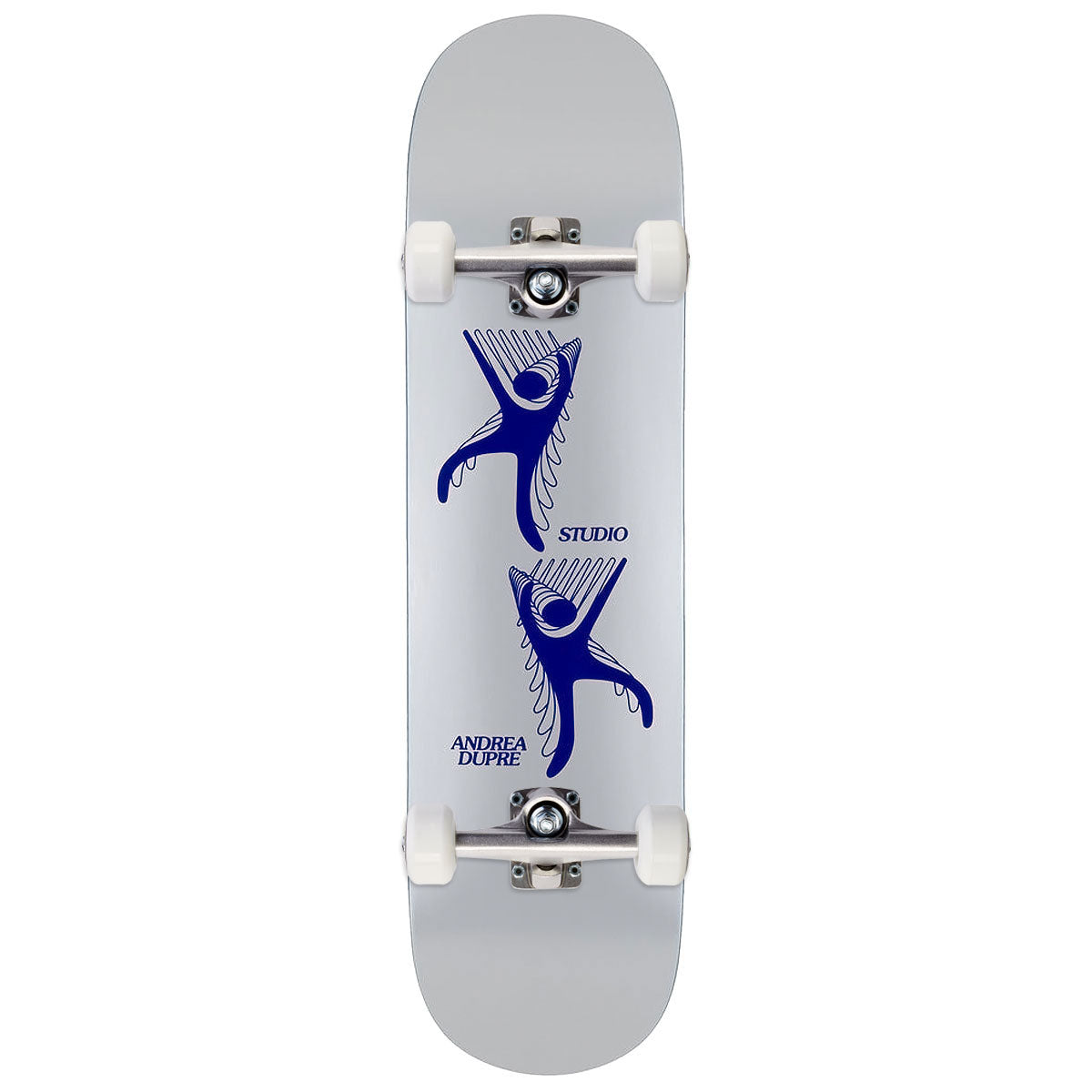 Studio Dupre Body Roll Skateboard Complete - Silver - 8.25