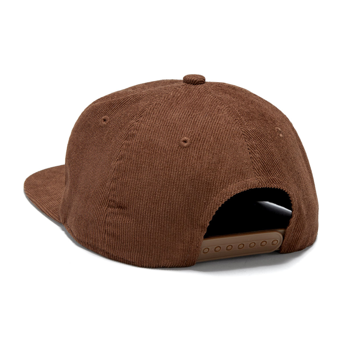 Studio Bubble 5 Panel Corduroy Snapback Hat - Brown image 2