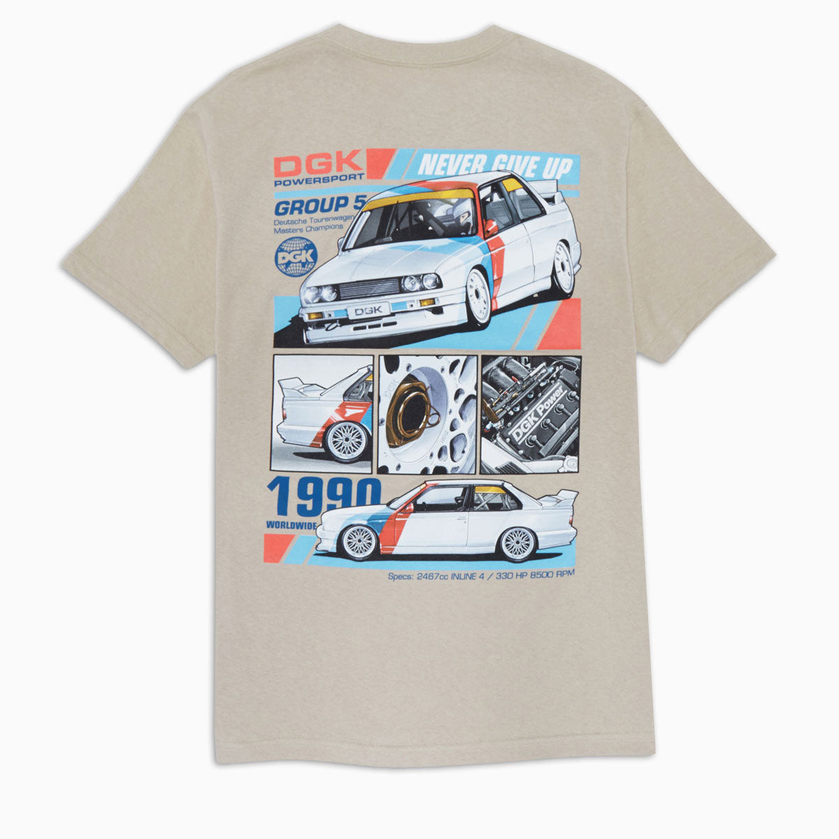 DGK Group 5 T-Shirt - Sand image 2