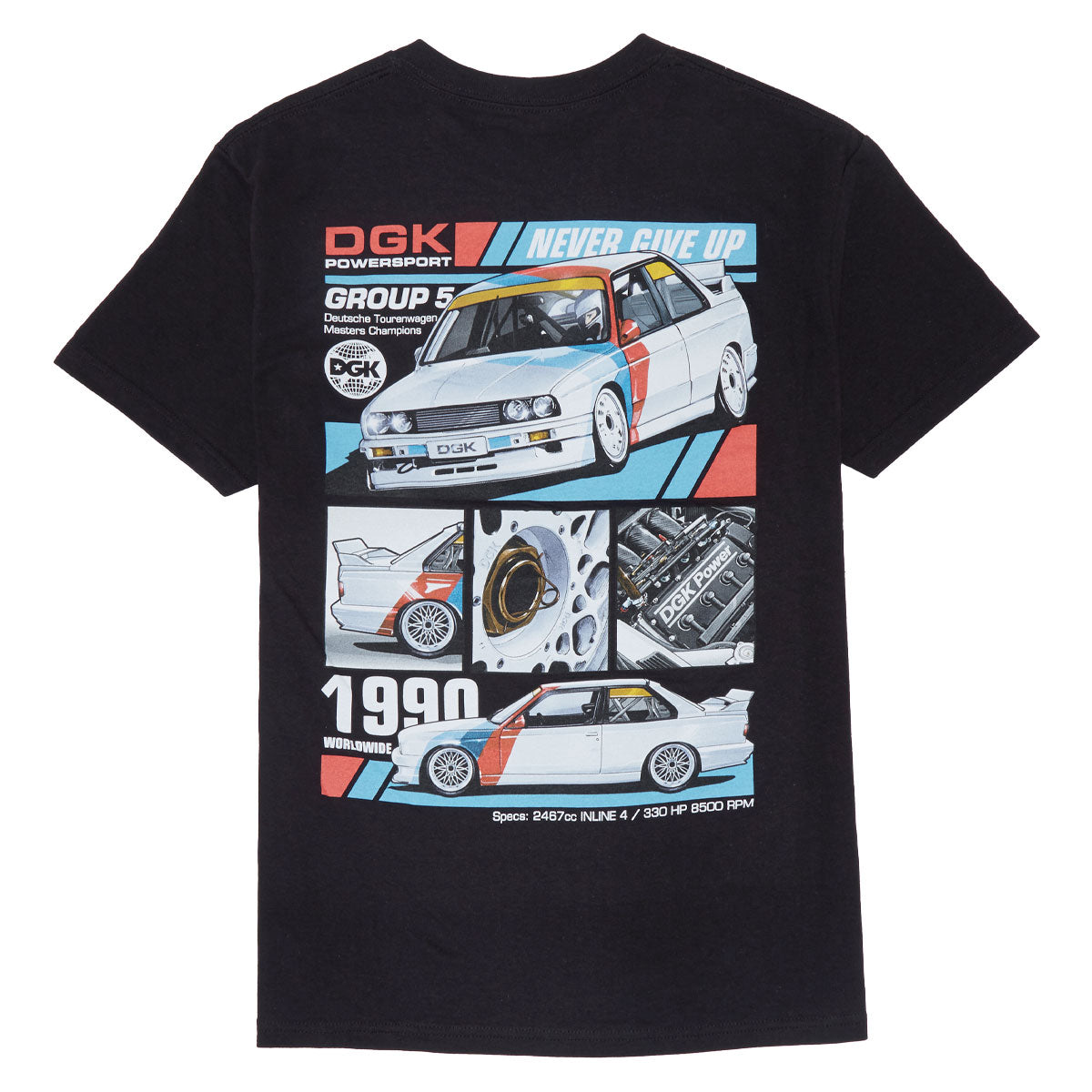 DGK Group 5 T-Shirt - Black image 2