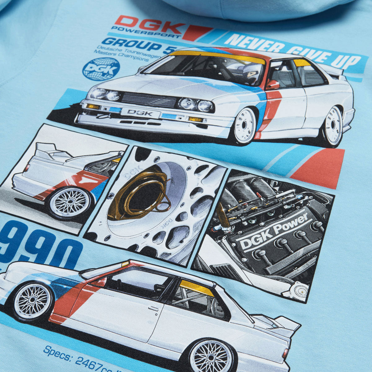 DGK Group 5 Hoodie - Blue Aqua image 3