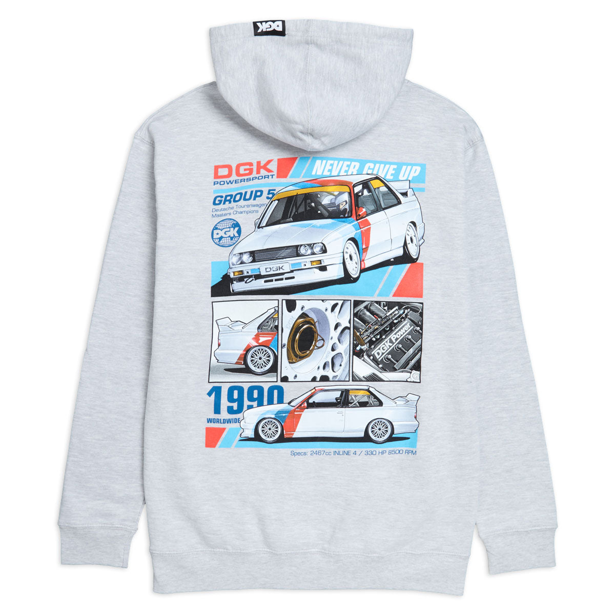 DGK Group 5 Hoodie - Grey Heather image 2