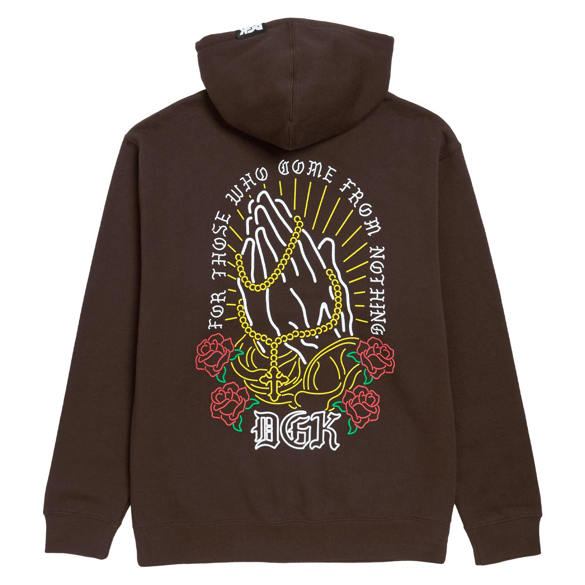 DGK Deus Hoodie - Brown image 1