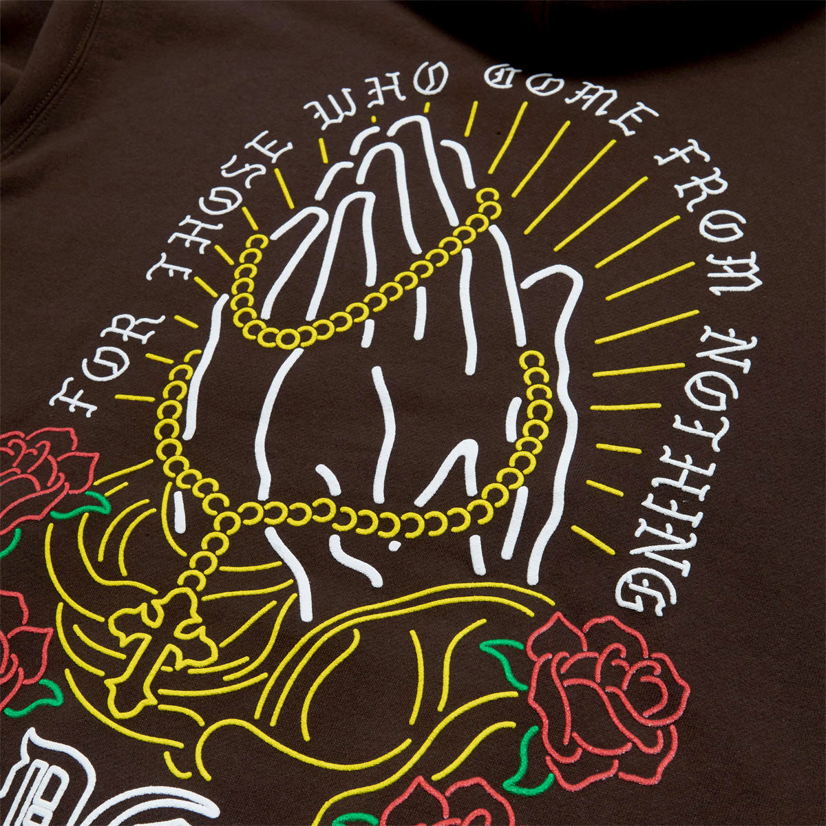 DGK Deus Hoodie - Brown image 4
