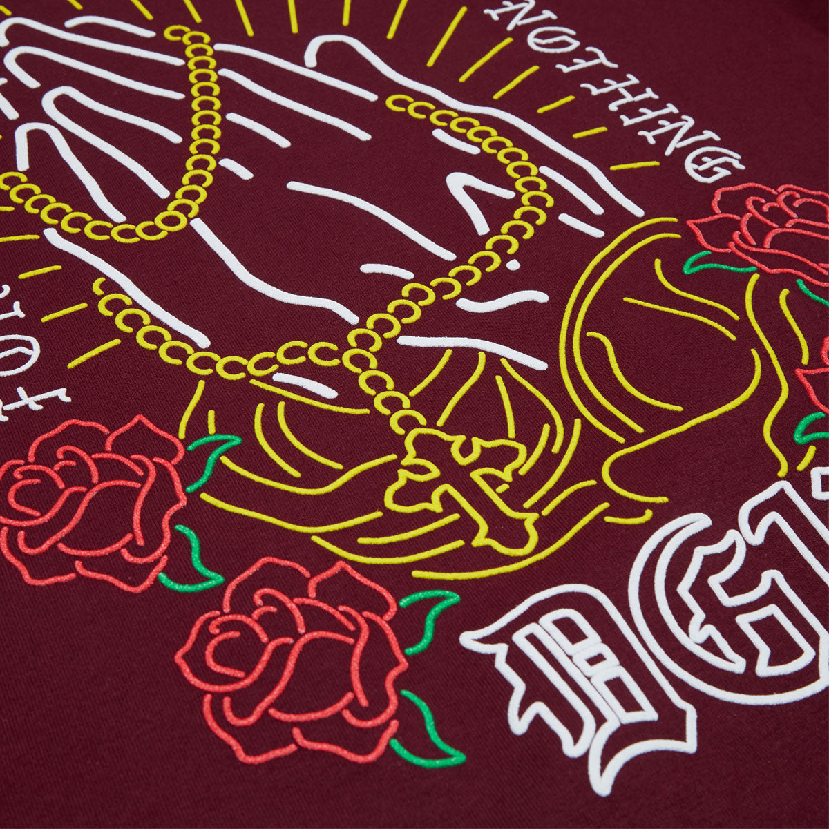 DGK Deus T-Shirt - Burgundy image 4