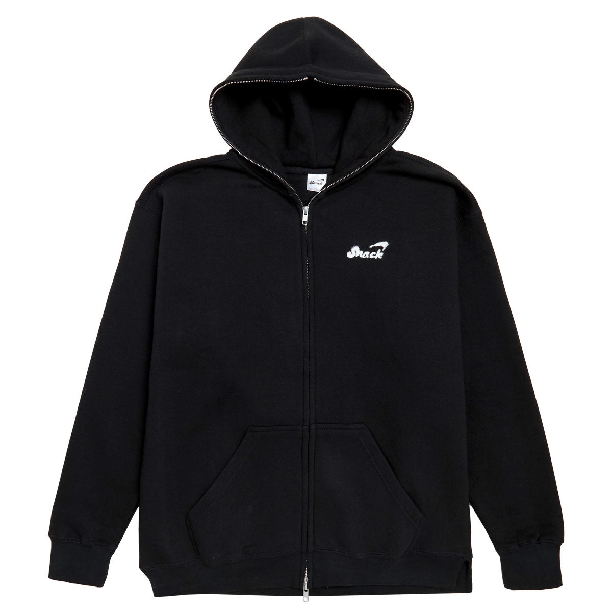 Snack Chrome Face Zip Up Hoodie - Black image 1