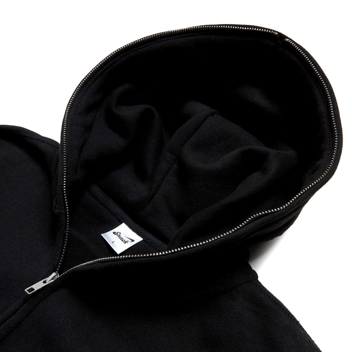 Snack Chrome Face Zip Up Hoodie - Black image 4