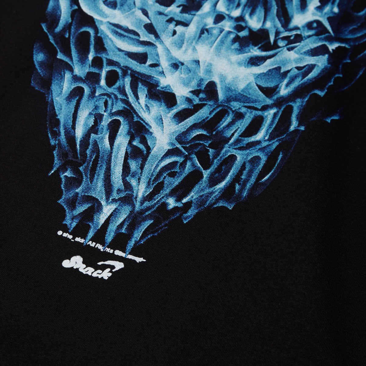 Snack Chrome Face T-Shirt - Black image 2