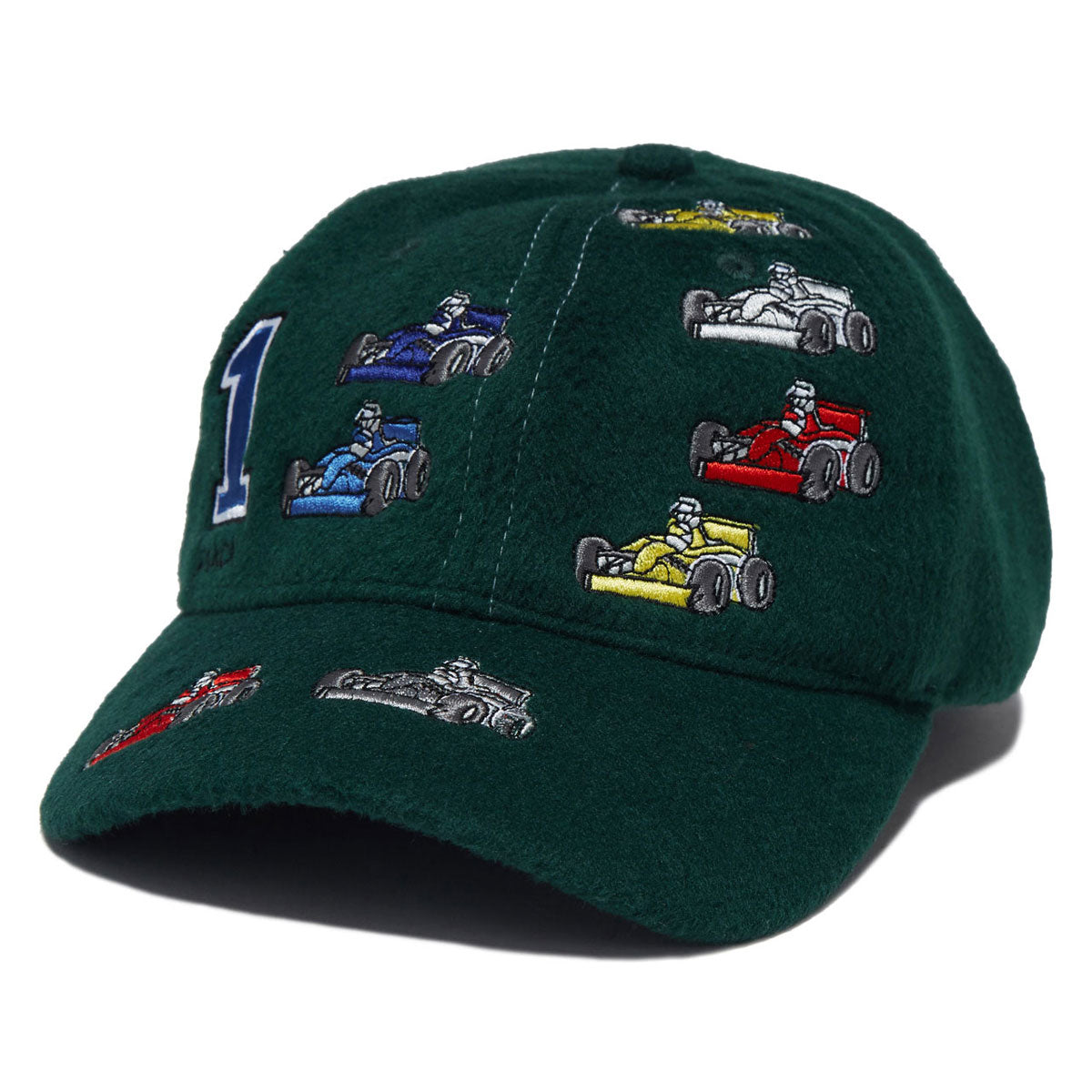 Snack Pole Position Hat - Green Wool image 1