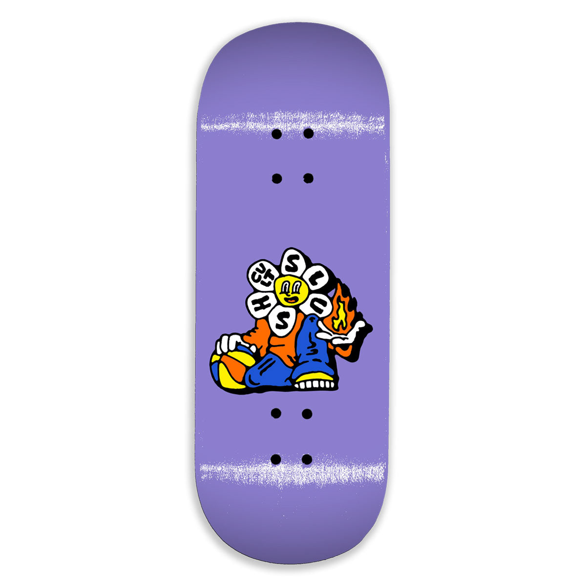 SlushCult Ballin Fingerboard Deck - Purple - 34mm image 1