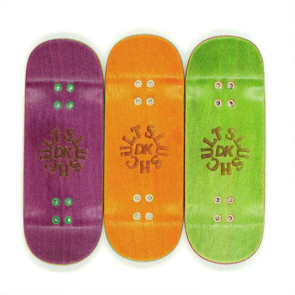 SlushCult x DK Warped Fingerboard Deck - 34mm image 2