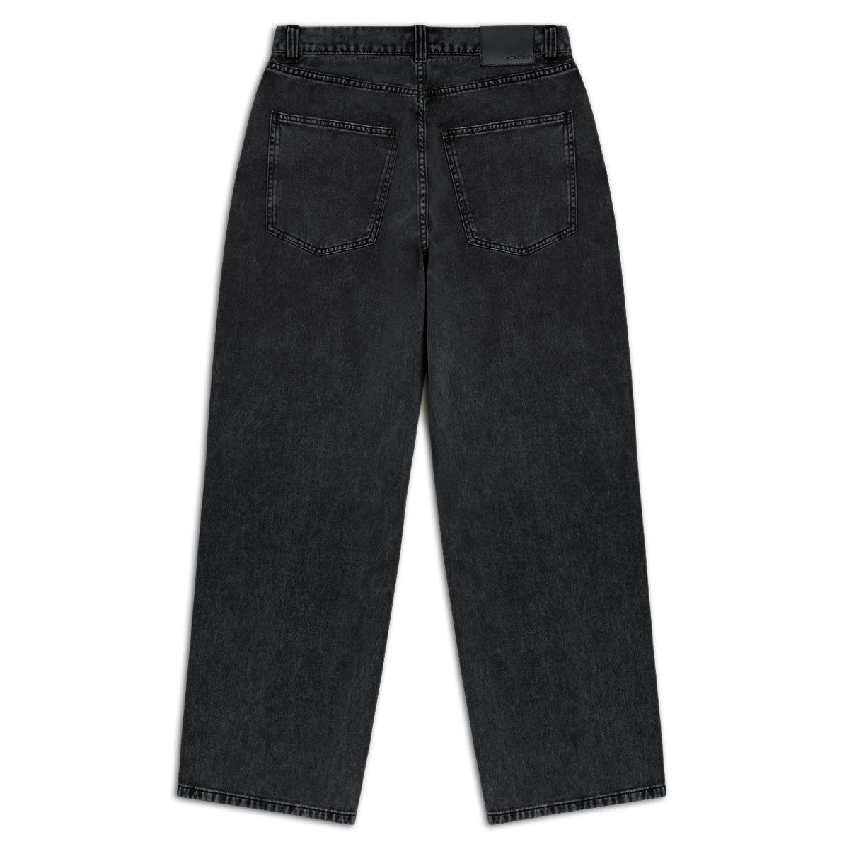 CCS Baggy Straight Denim Jeans - Acid Black image 5