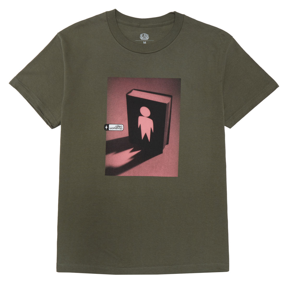 Alien Workshop Good Book T-Shirt - Fatigue Green image 1