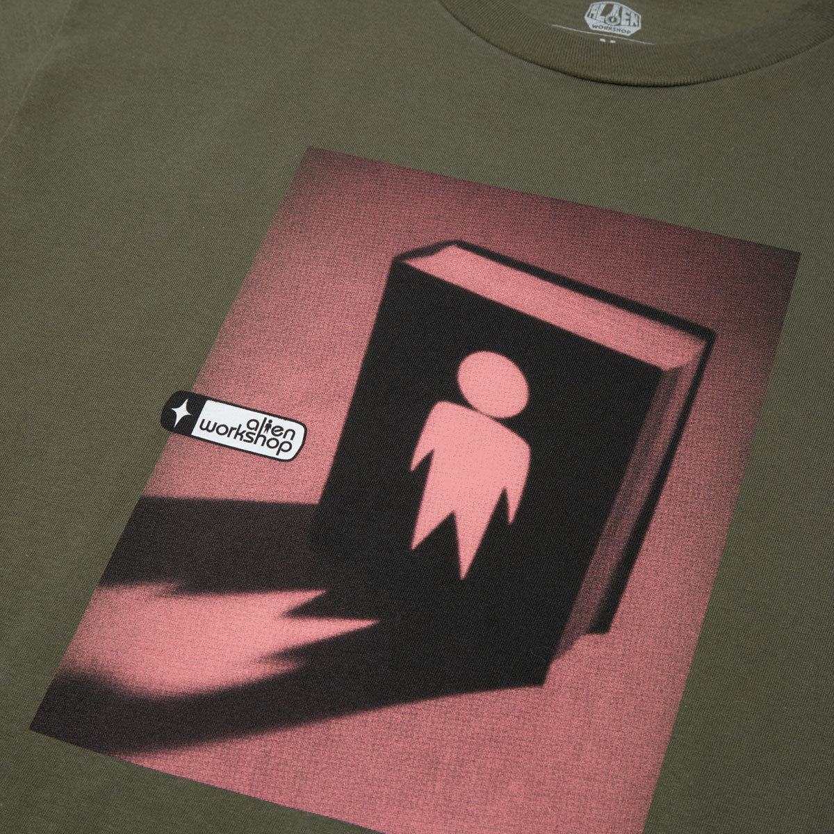 Alien Workshop Good Book T-Shirt - Fatigue Green image 2