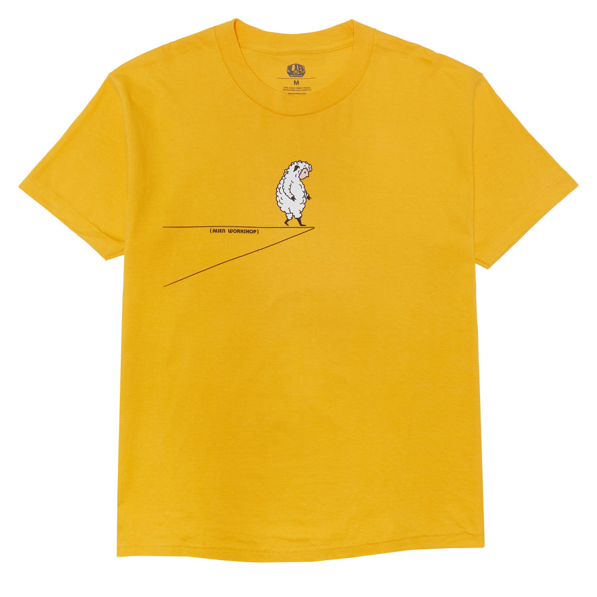 Alien Workshop Sheeple Cliff T-Shirt - Gold image 1
