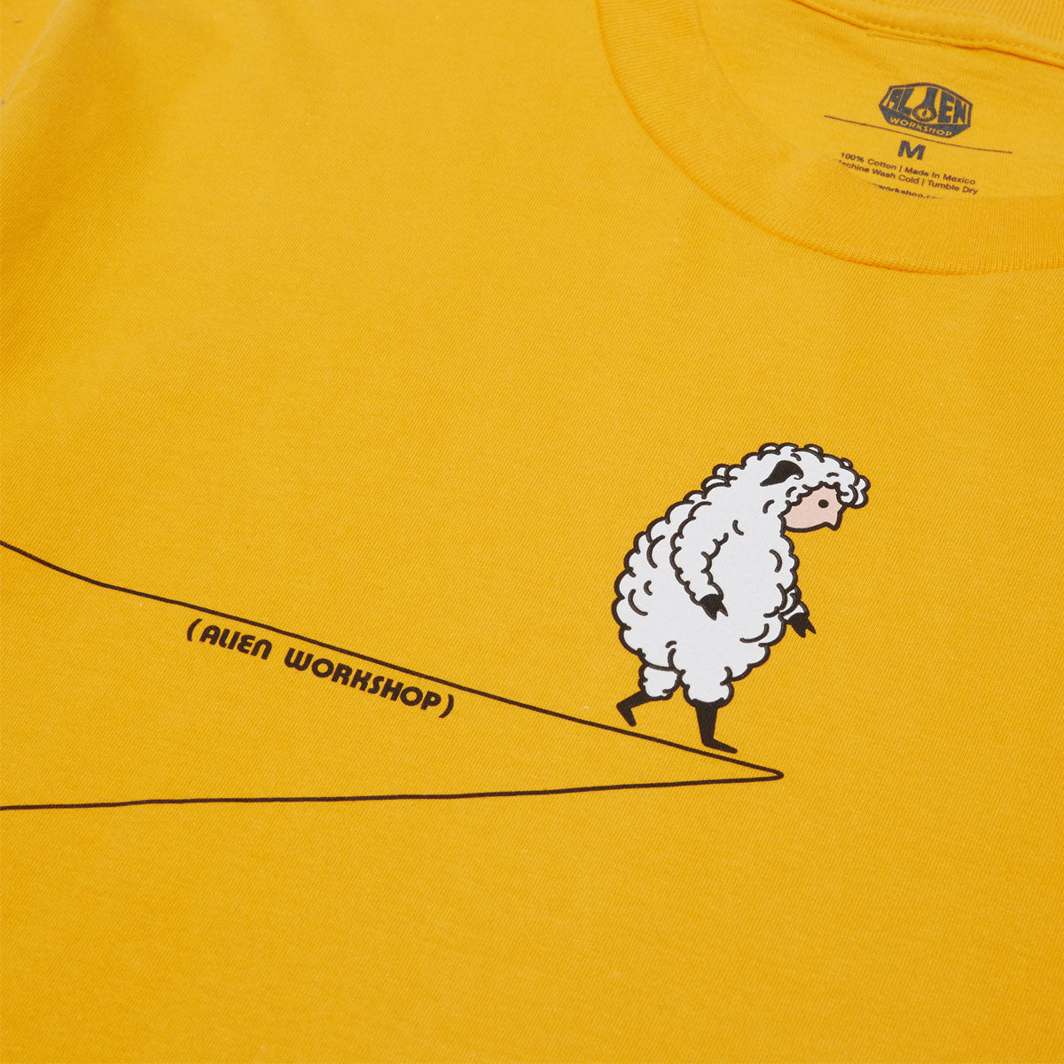 Alien Workshop Sheeple Cliff T-Shirt - Gold image 2