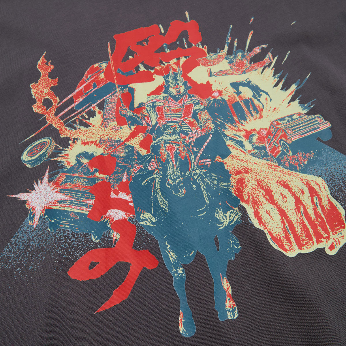 Evisen Nagurikomi T-Shirt - Charcoal image 2