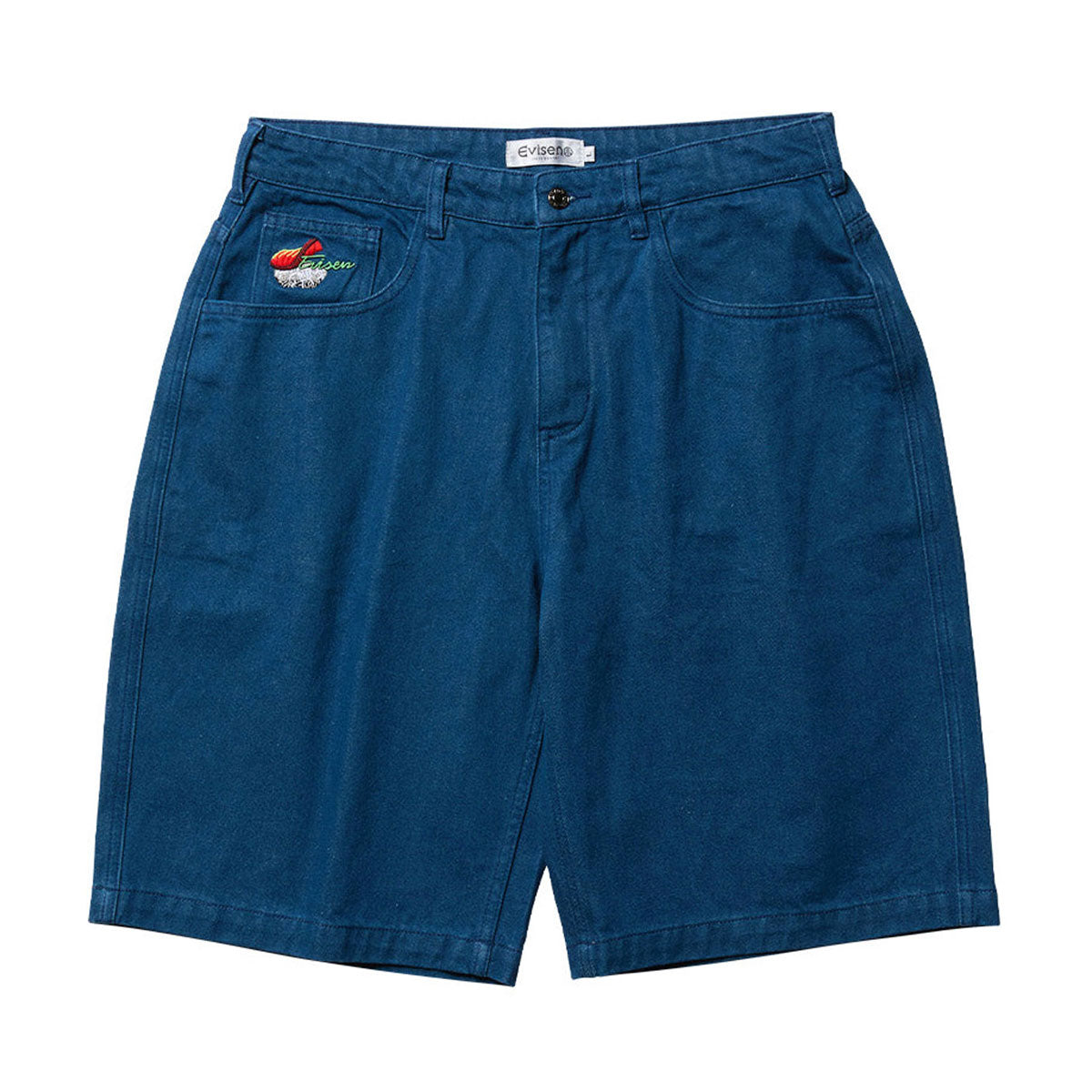 Evisen Sushi Denim Shorts - Light Blue image 1