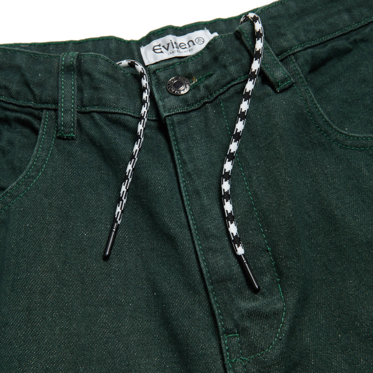 Evisen Sushi Denim Shorts - Green image 4