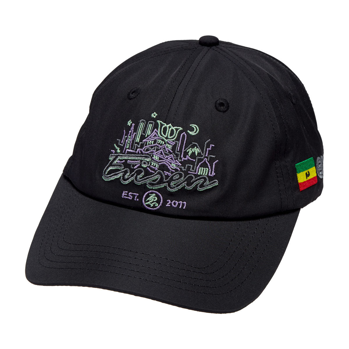 Evisen City 6 Panel Hat - Black image 1