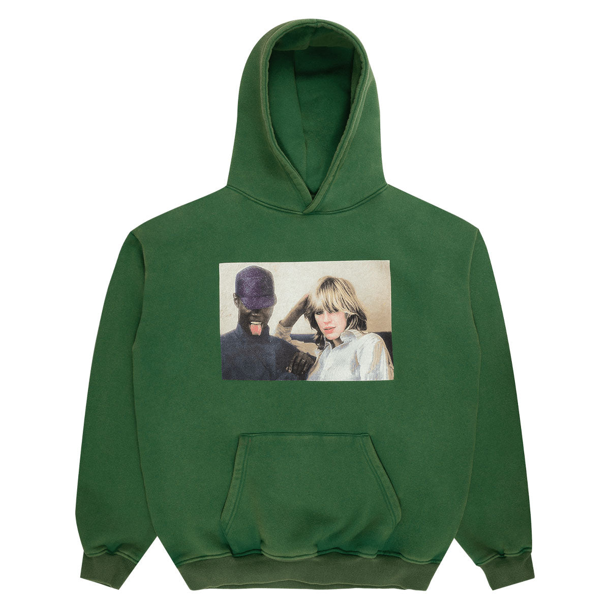 Violet On A Violet High Hoodie - Green image 1