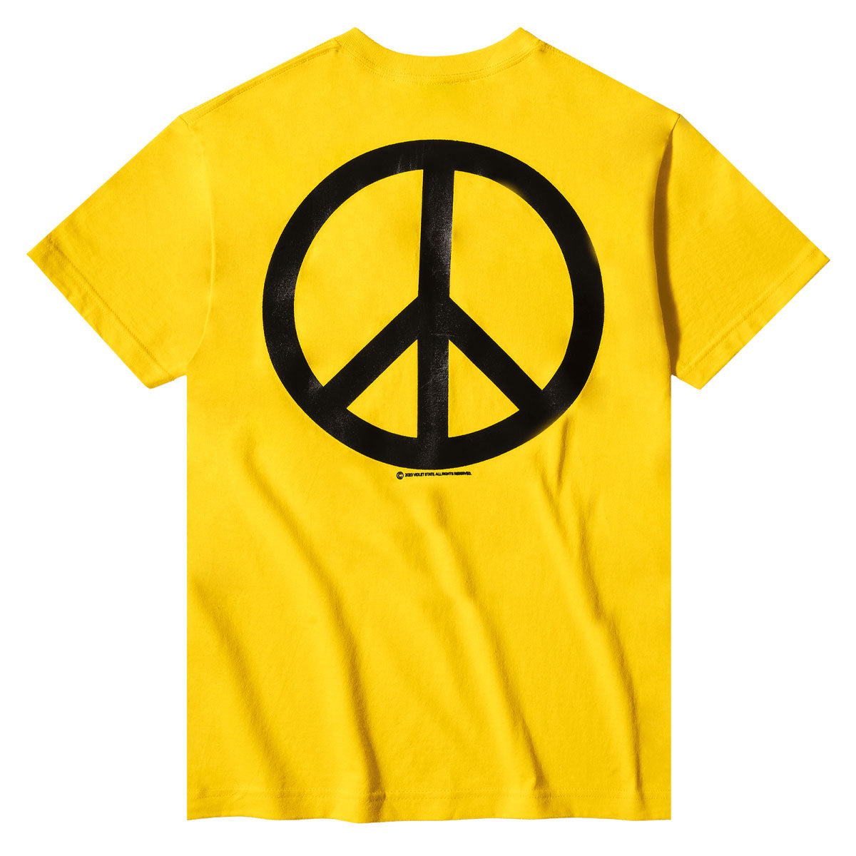 Violet Peace T-Shirt - Yellow image 1
