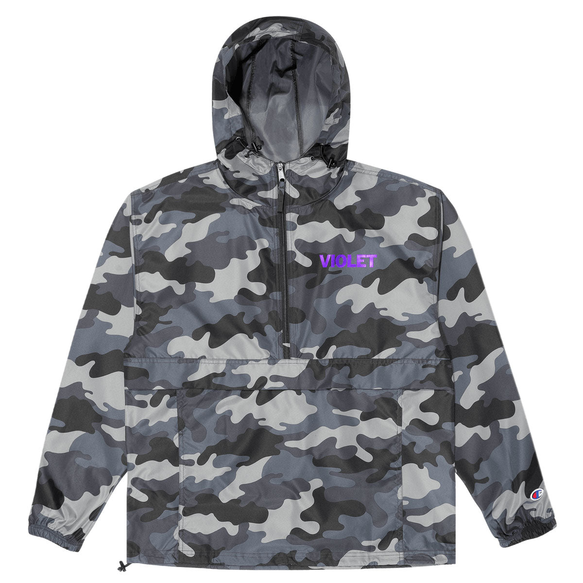 Violet Peace Jacket - Grey Camo image 1