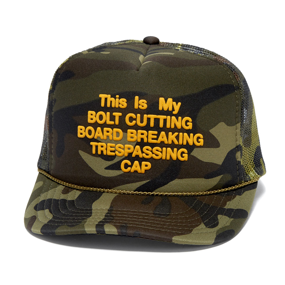Deathwish Tresspassing Trucker Hat - Camo image 1