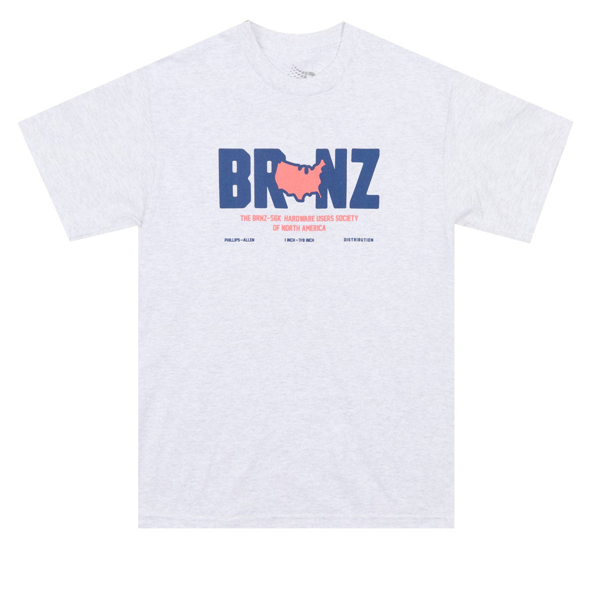 Bronze 56k BRNZ T-Shirt - Heather Grey image 1