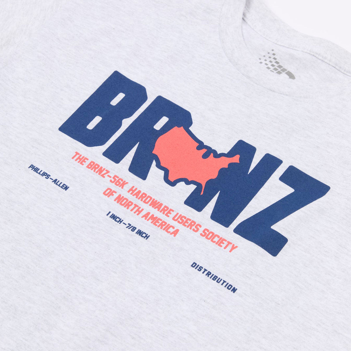 Bronze 56k BRNZ T-Shirt - Heather Grey image 2