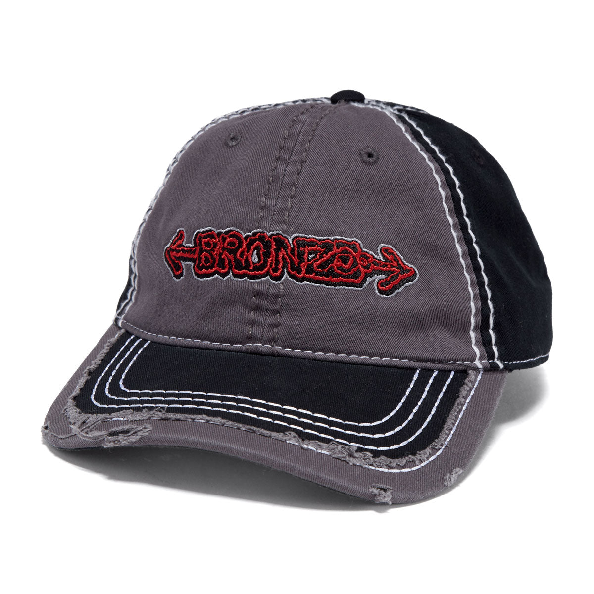 Bronze 56k Stressed Hat - Black image 1