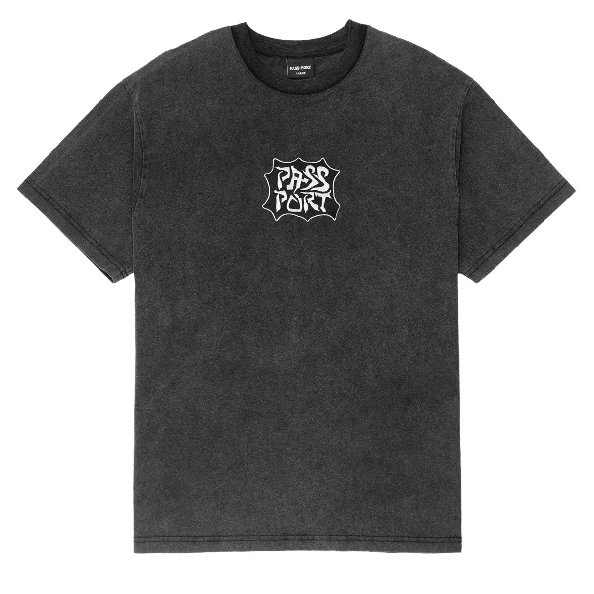 Passport Glyph T-Shirt - Acid Black image 1