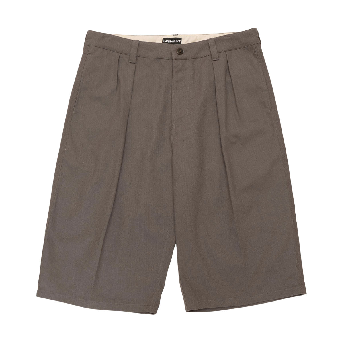 Passport Herringbone Leagues Club Shorts - Dusty Brown image 1