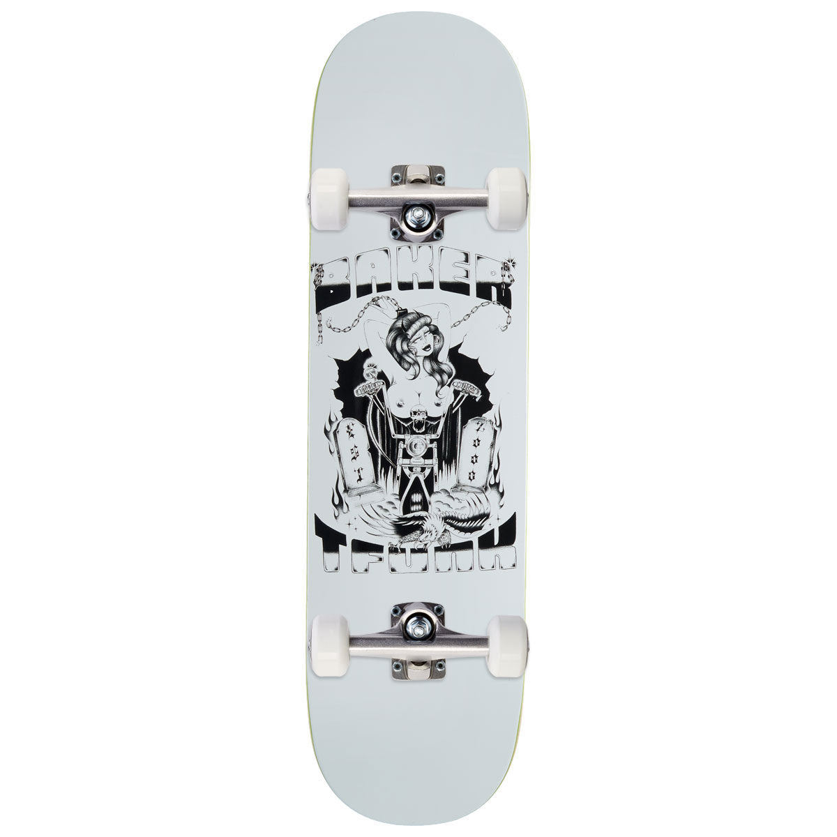 Baker Tristan T-Funk Funkhouser Skatecreep Skateboard Complete - 8.50