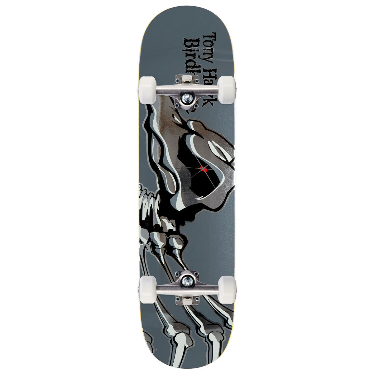 Birdhouse Tony Hawk Falcon 1 Skateboard Complete - Gunmetal - 8.25