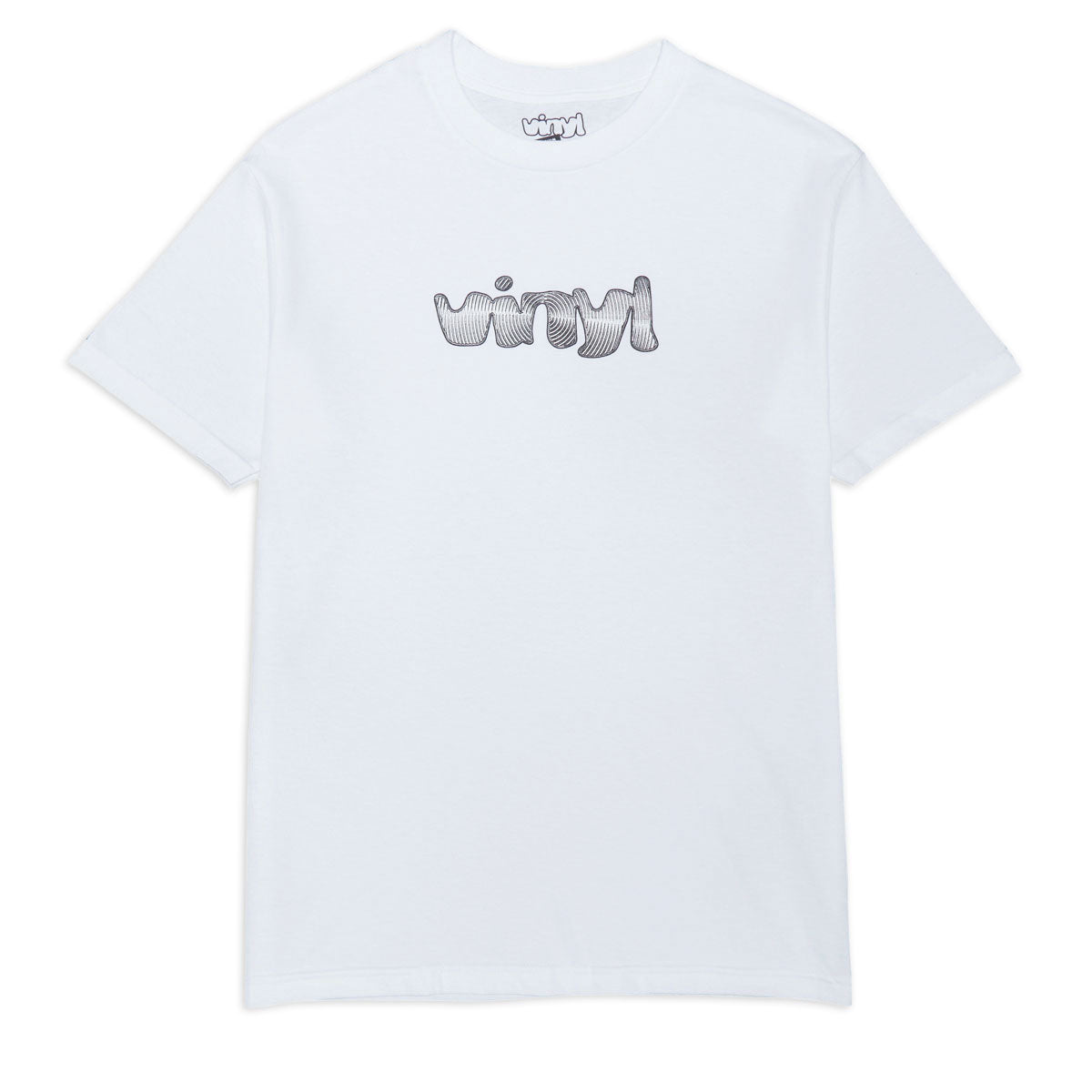 Vinyl Spiral Logo T-Shirt - White image 1