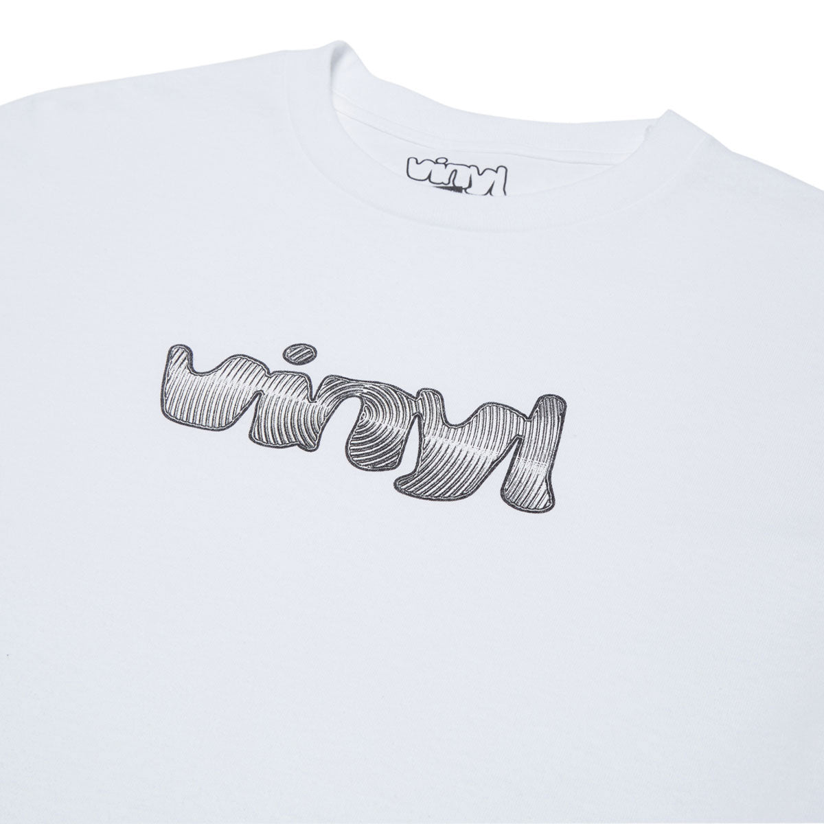 Vinyl Spiral Logo T-Shirt - White image 2