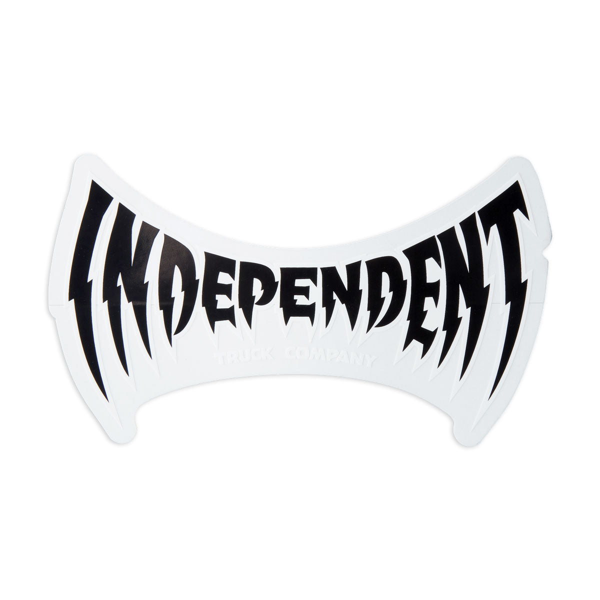 Independent Voltage Span Clear Sticker - White/Black image 1