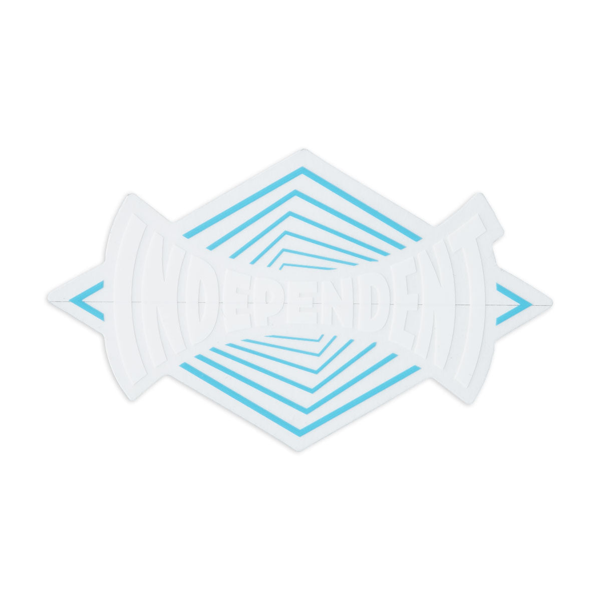Independent Vertigo Span Clear Sticker - Blue image 1