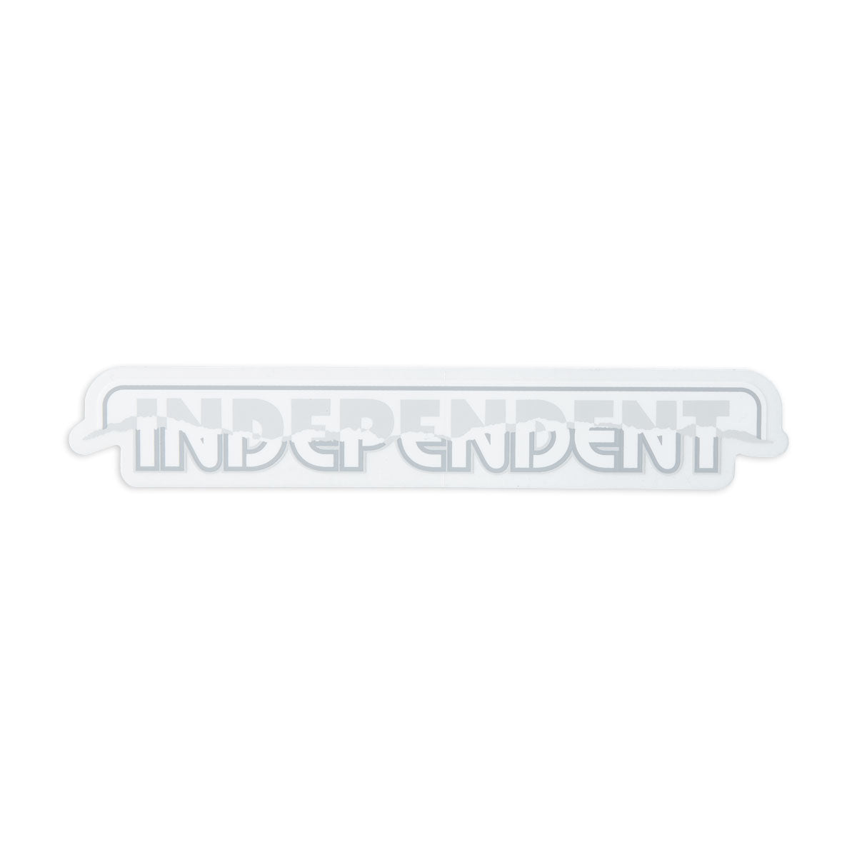 Independent Barhouse Clear Sticker - White/Grey image 1