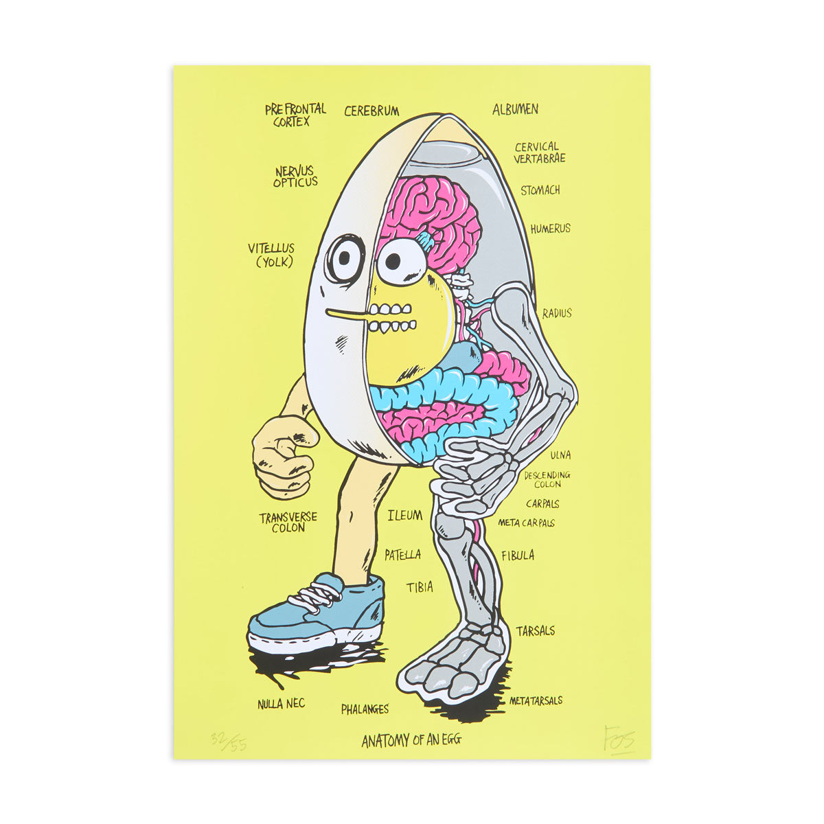 Pragmatic Prints x Fos Egg Print - Yellow image 1