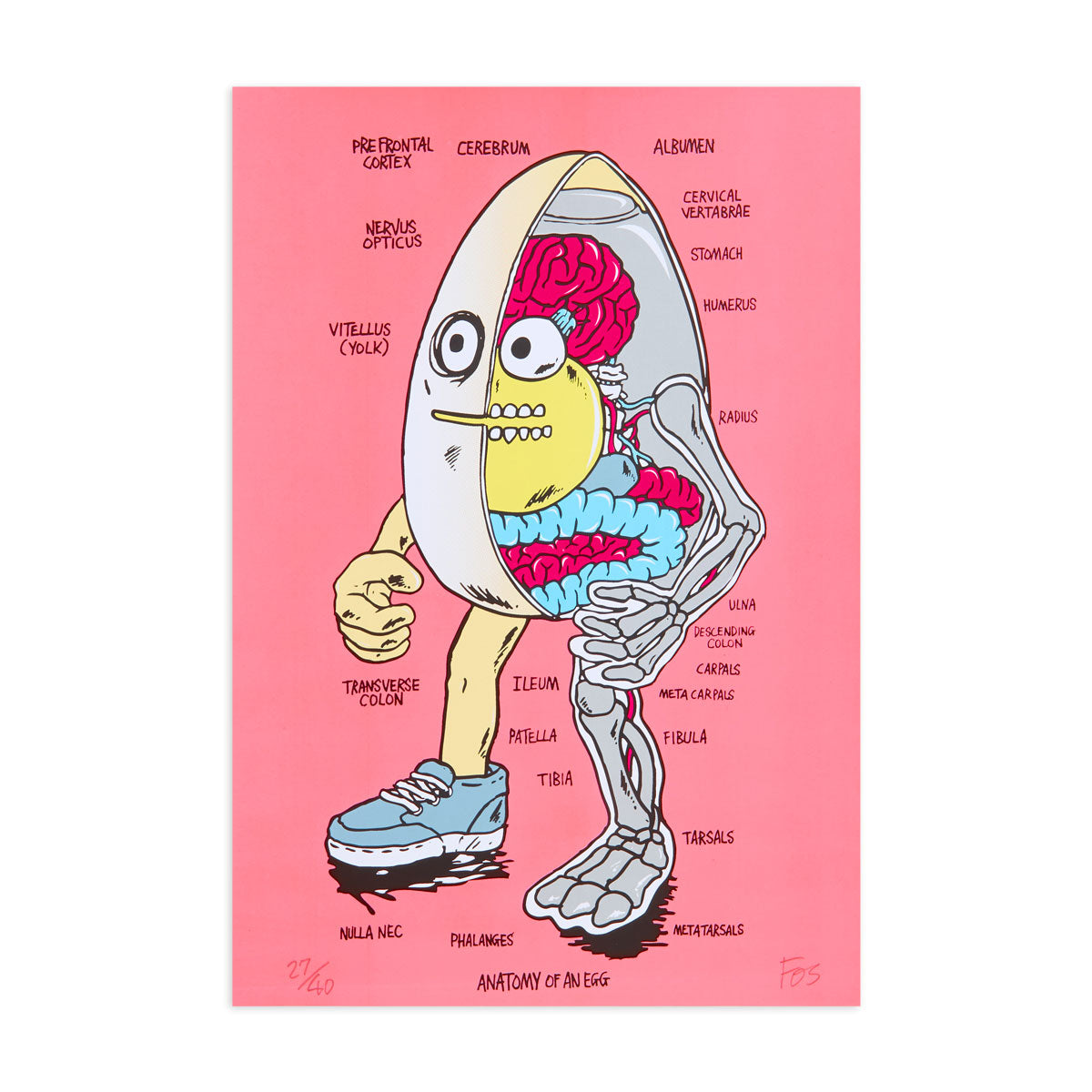 Pragmatic Prints x Fos Egg Print - Pink image 1