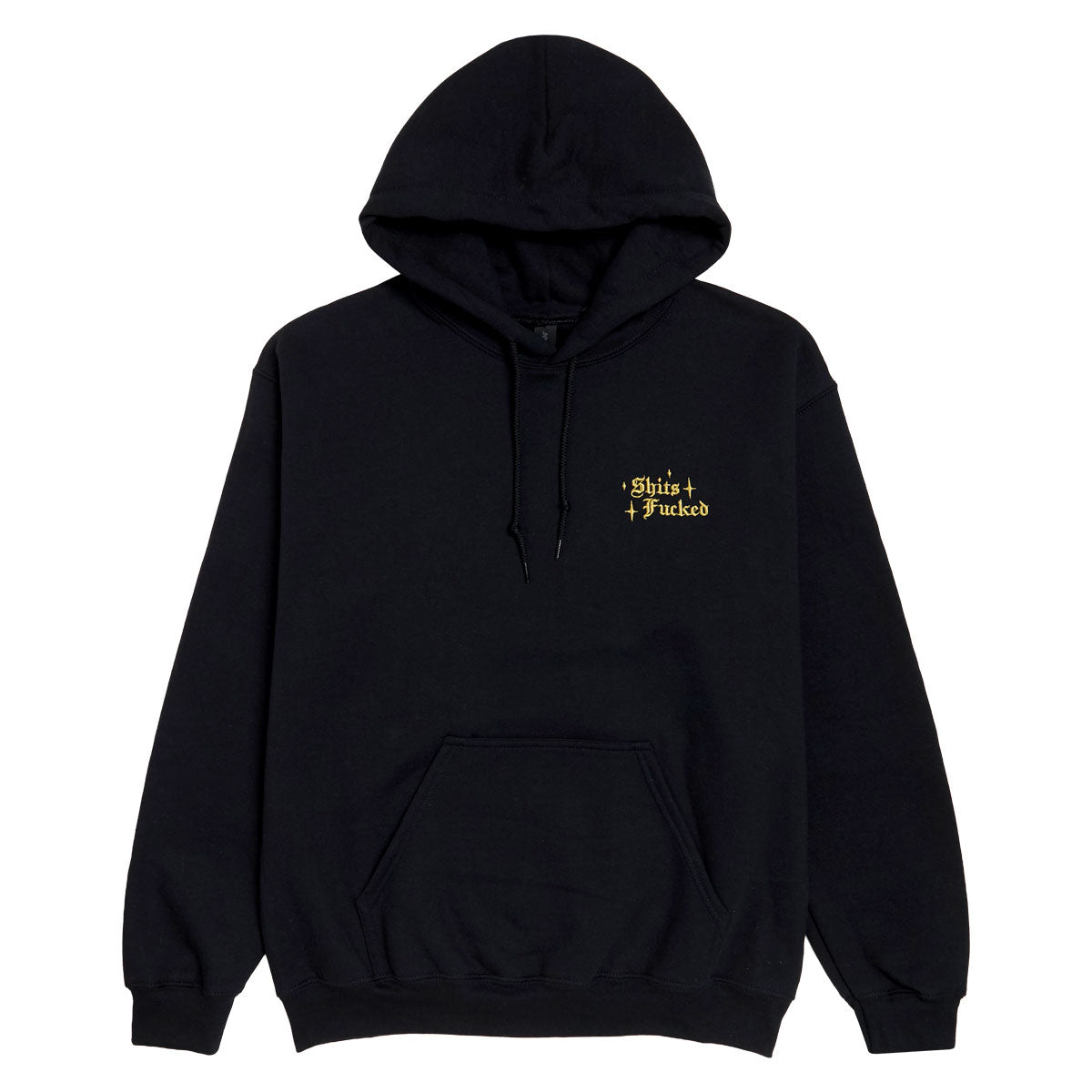Designer Trash Mini Fucked Hoodie - Black image 1