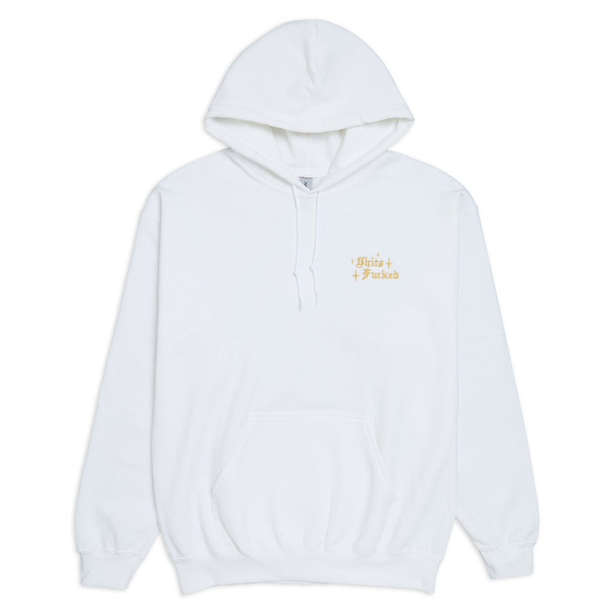 Designer Trash Mini Fucked Hoodie - White image 1
