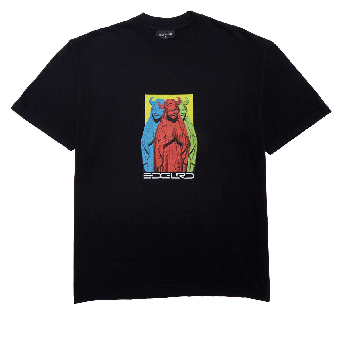 EDGLRD Virgin Mary T-Shirt - Black image 1