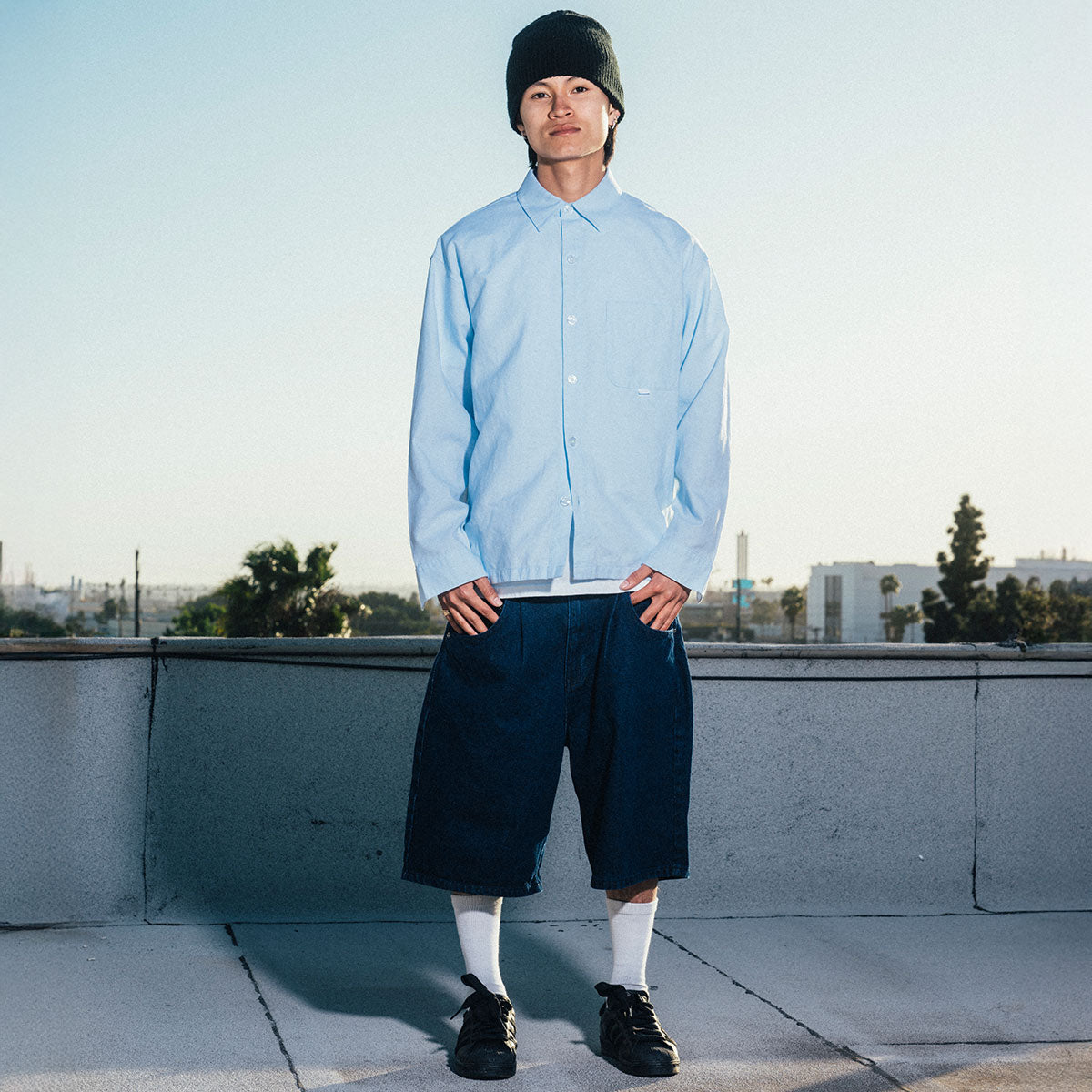 CCS 97 Star Denim Shorts - True Blue image 2